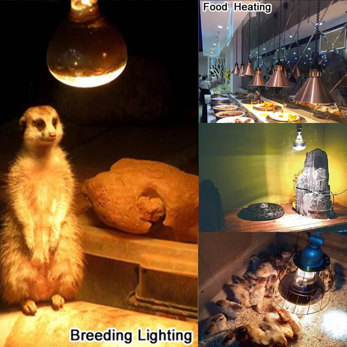 Applicable places for halogen infrared bulb Applicable places for halogen infrared bulb
